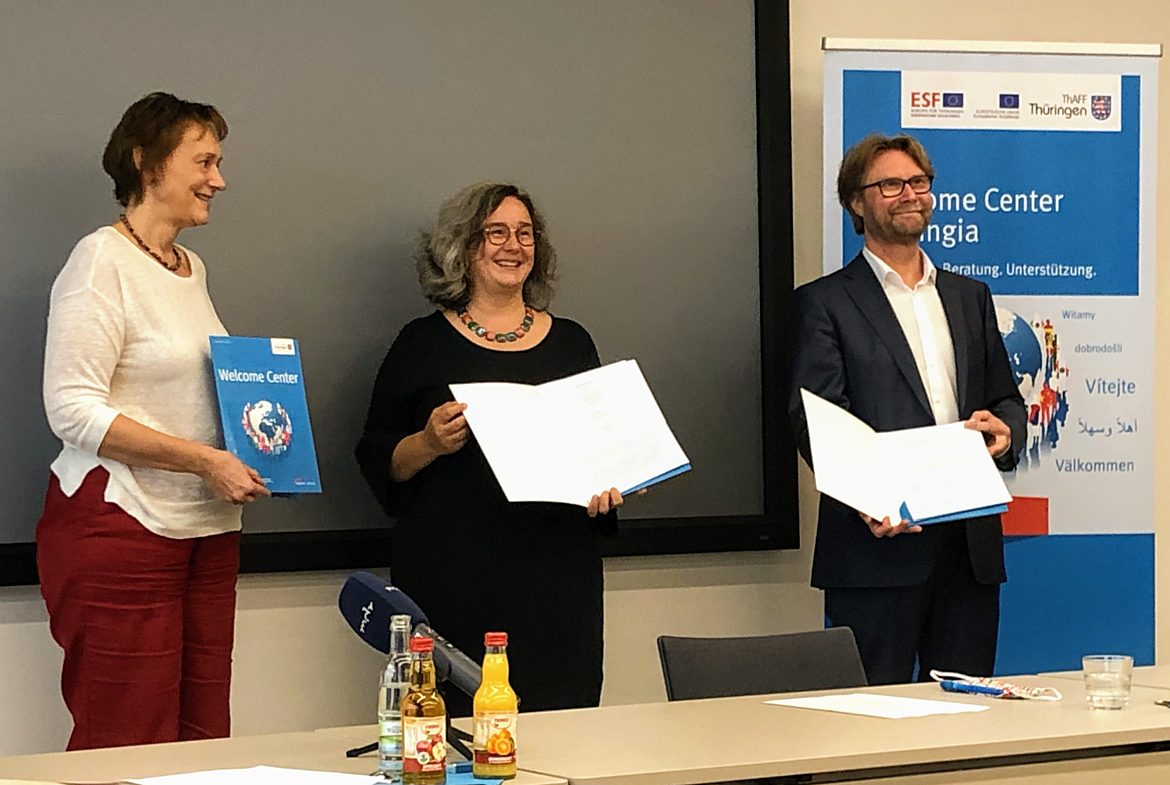 Unterzeichnung KV Zentral agierende ABH1 Copyright: © LEG Thueringen