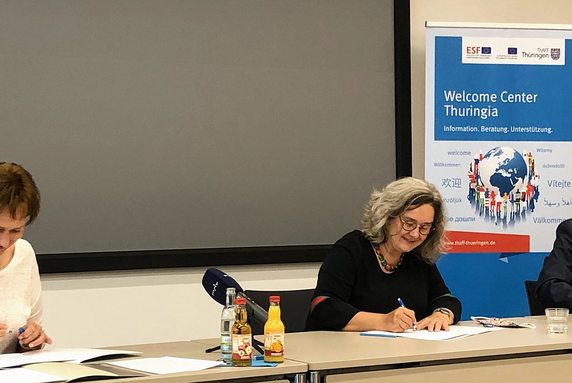 Unterzeichnung KV Zentral agierende ABH2 Copyright: © LEG Thueringen