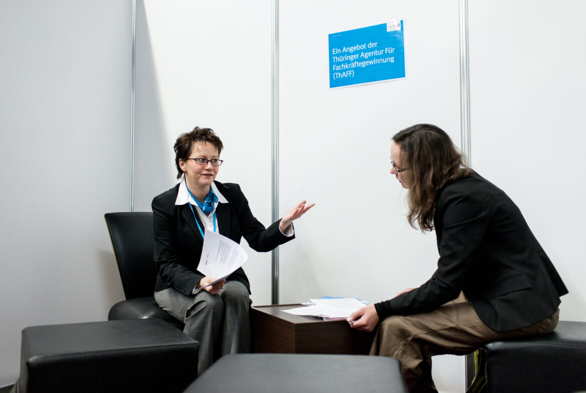 Bewerbungsmappen-Check Copyright: ©LEG Thüringen/ThAFF