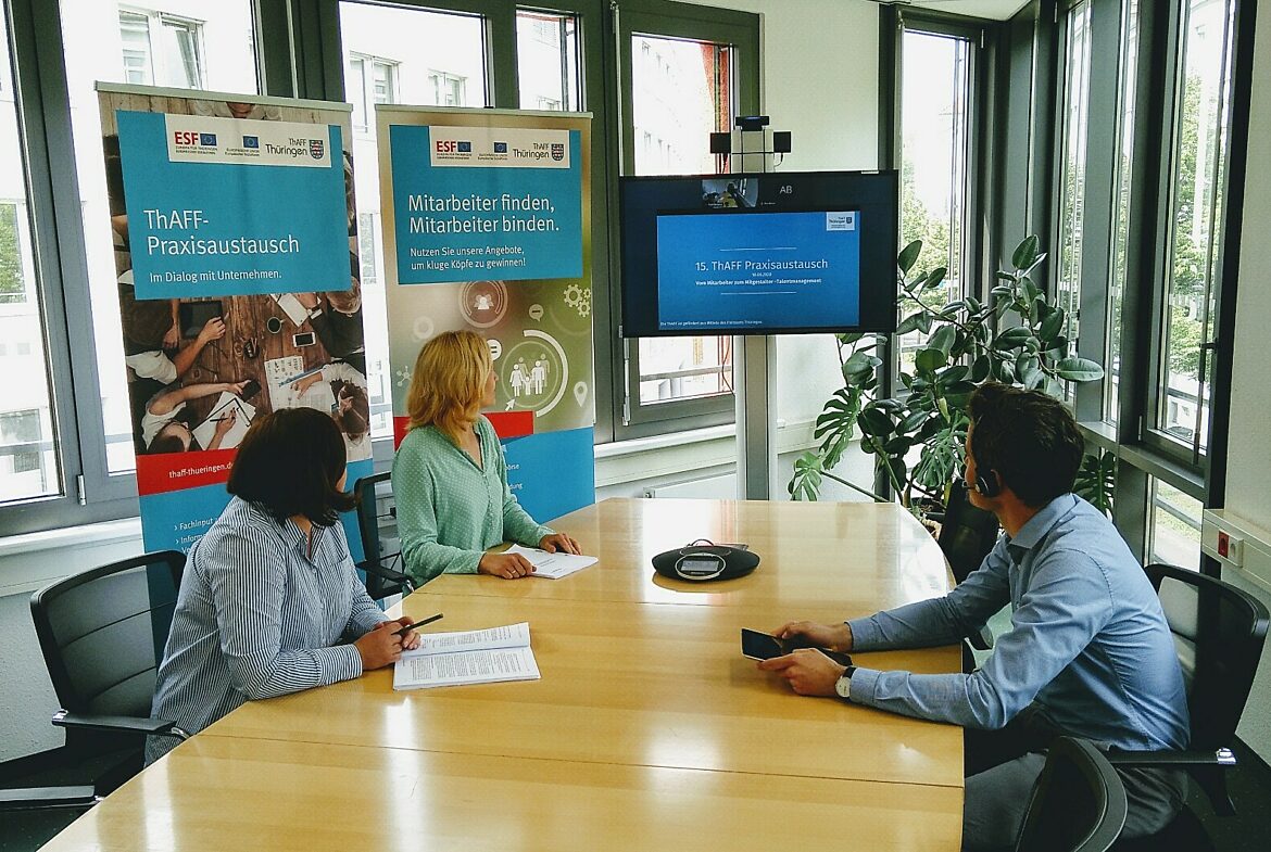 ThAFF goes Digital - Technische Ausstattung für digitale Veranstaltungen Copyright: ©LEG Thüringen/ThAFF