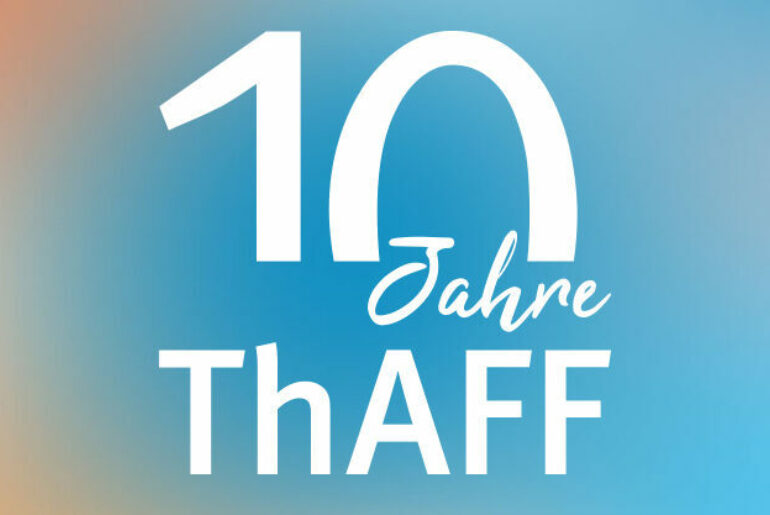 Signet anlässlich des 10. Jubiläums der Thüringer Agentur Für Fachkräftegewinnung