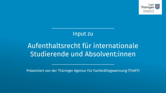 Thumbnail Aufenthaltsrecht fuer internationale Studierende und Absolventinnen Thumbnail Aufenthaltsrecht fuer internationale Studierende und Absolventinnen