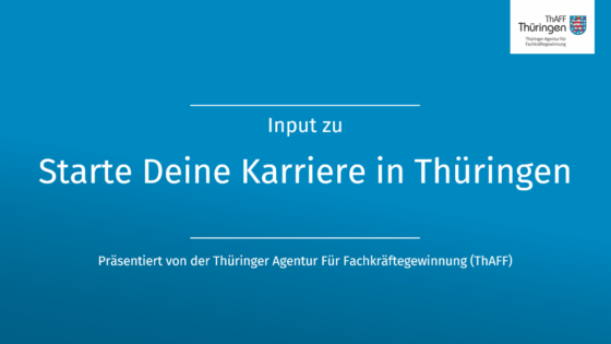 Thumbnail Starte deine Karriere in Thueringen