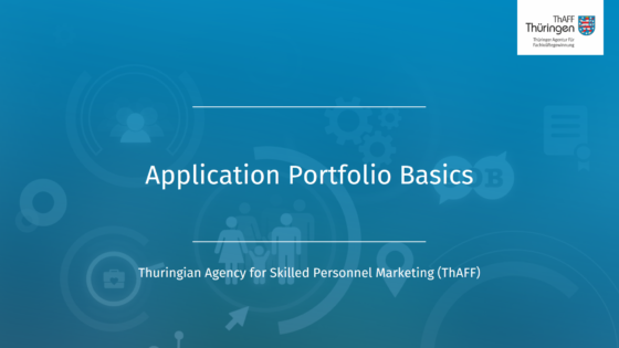 Vorschaubild Application Portfolio Basics